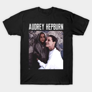 Audrey's Graceful Charisma The Audrey Hepburn Tribute Tee T-Shirt